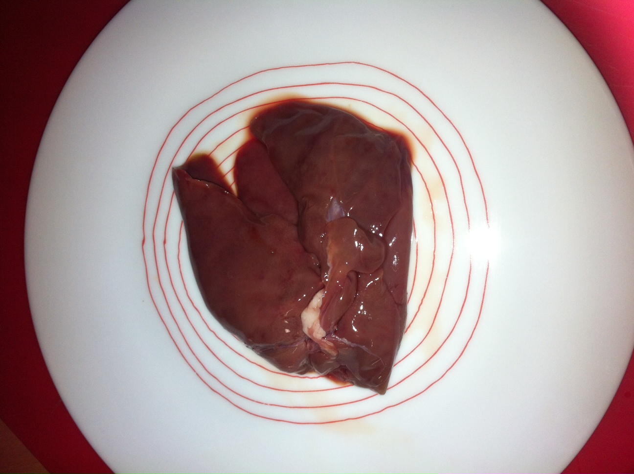 higado de conejo fresco